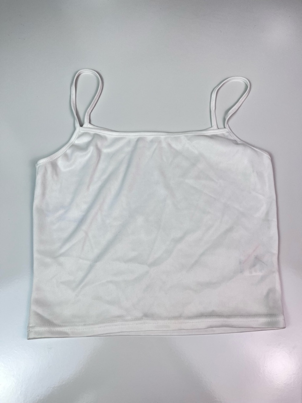 Women’s All in Favor White Tank Top Camisole size Medium